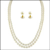 2 string oval pearl necklace - SJPJA-244 - Click here to View more details about this Product